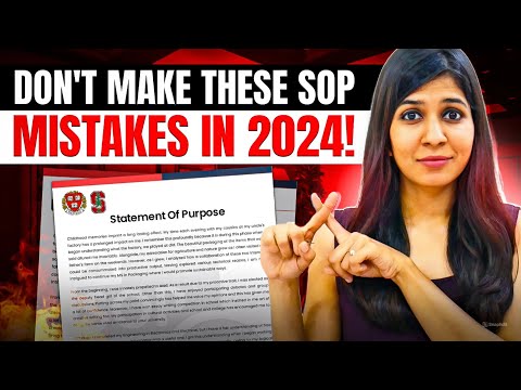 WORST SOP MISTAKES 2025! 🤯🔥Statement of Purpose for Study Abroad