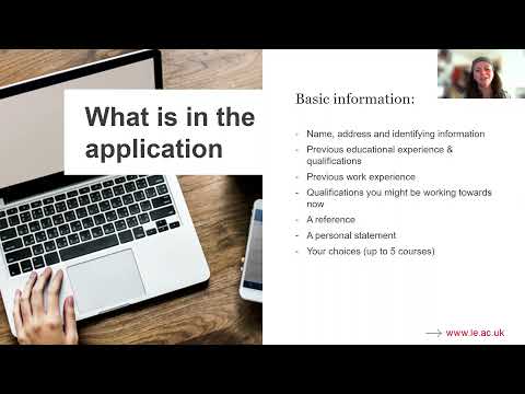 Applying for university and Personal Statements for mature students