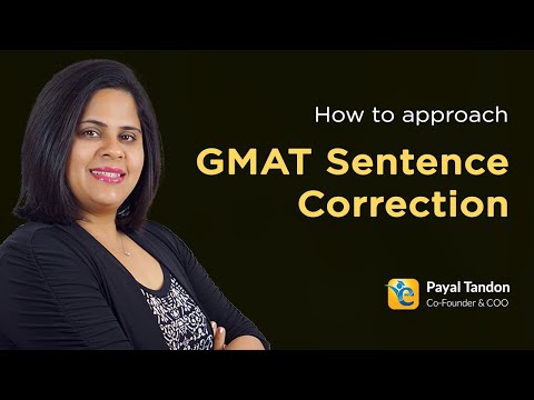 GMAT Sentence Correction: How to approach GMAT Sentence Correction