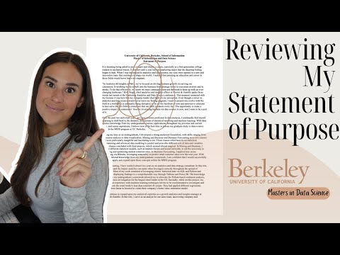 reviewing the statement of purpose that got me into Berkeley | free SOP template (see description)