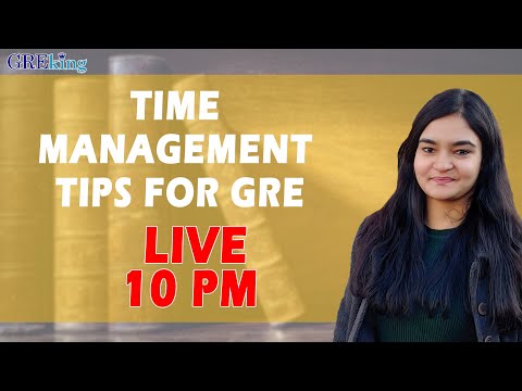 GRE Tips: Time Management Tips for GRE | #GREKing #Target320 #GREPreparation