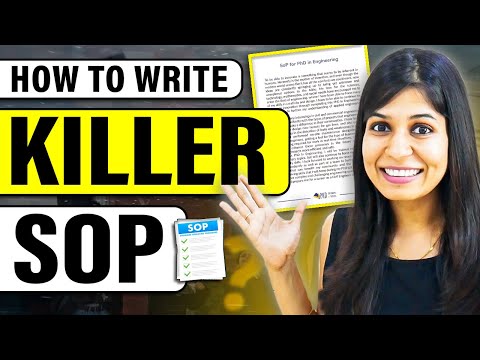 Write a KILLER STATEMENT OF PURPOSE all by yourself! 🔥 Best Study Abroad SOP 🤯