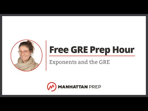 Free GRE Prep Hour: Exponents and the GRE