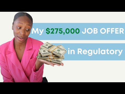 How I got a Regulatory Affairs Job Offer for $275 000 as an Associate Director