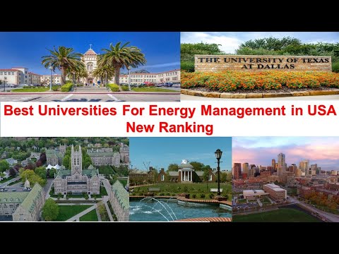 Best UNIVERSITIES FOR ENERGY MANAGEMENT IN USA New Ranking