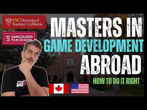 Masters in game development in USA