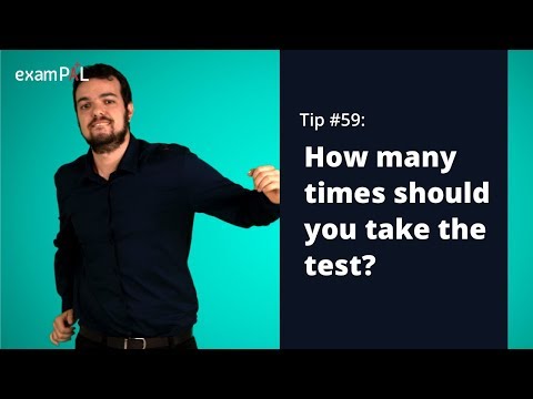 GMAT tip #59: How many times should you take the test?