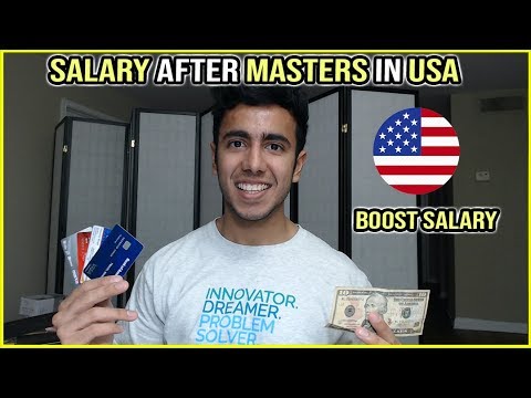 Salary After Masters in USA | How to Increase Your Salary?