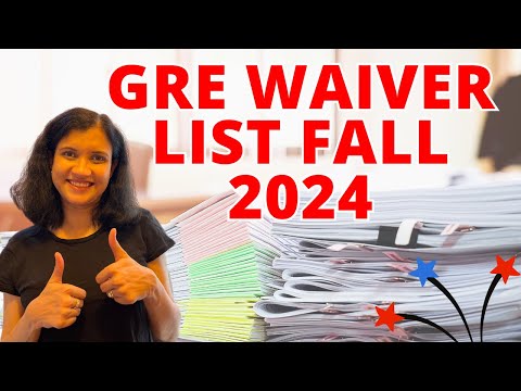 US Universities that do NOT need GRE for Fall 2024!