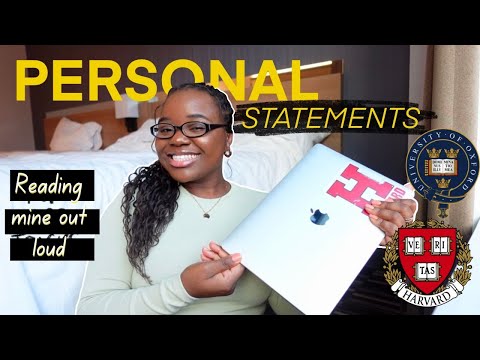 how to write an AMAZING personal statement for ANY university application.