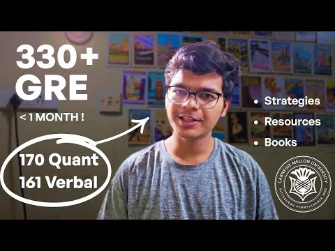 How I scored 330+ in GRE in ONE MONTH -- Strategy, Resources, Books, Tips 🌟