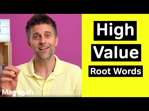 High Value GRE Root Words - GRE Vocabulary Wednesday