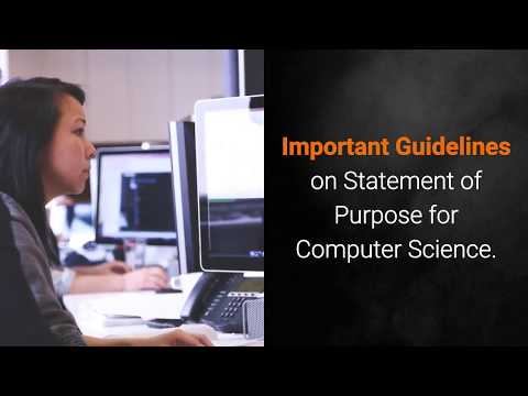 Sop for computer science - Writing a statement of purpose: samples, tips, resources and help