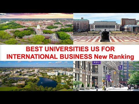 Top 10 Universities in USA For International Business New Ranking