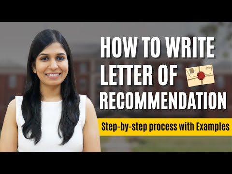 How to write LOR for studying abroad | Letter of Recommendation Writing Tips