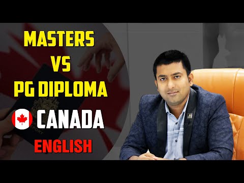 Masters vs PG Diploma in Canada - English