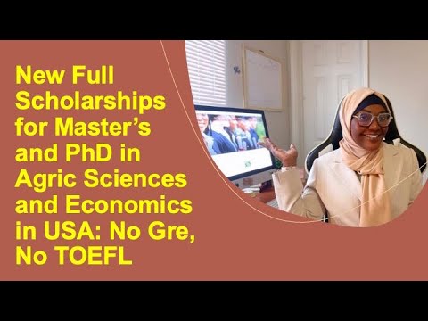 100% Scholarships for Master’s & PhD in Agric Related Programs & Economics @ these US Universities