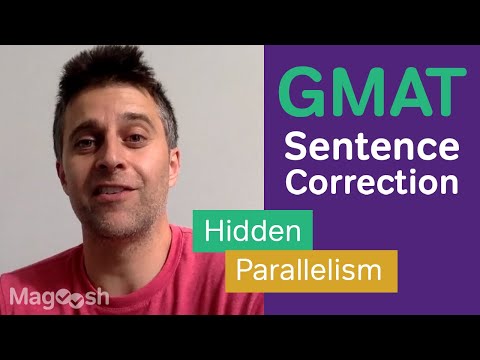 GMAT Sentence Correction - Hidden Parallelism