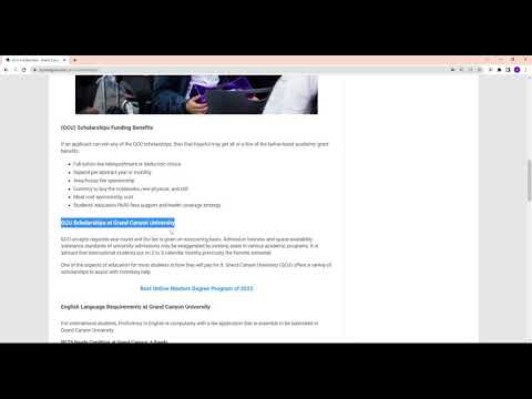 GCU Scholarships – Grand Canyon University Free Scholarships