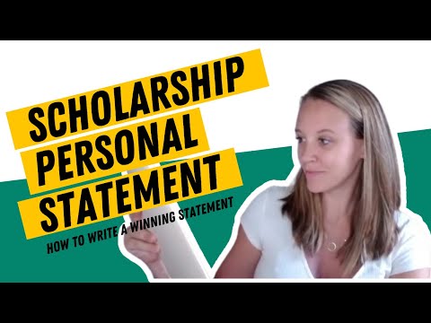 Scholarship Personal Statement: How to Write a Winning Statement