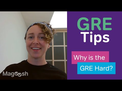 What makes the GRE hard?