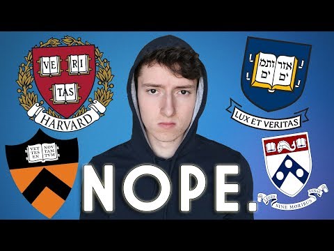 Why You SHOULDN'T Apply to an Ivy League School | What Nobody Will Tell You (2019)