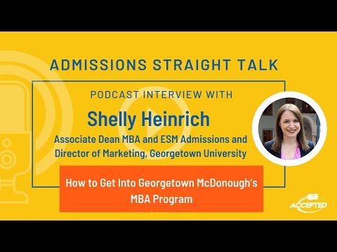 How to Get Into Georgetown McDonough’s MBA Program