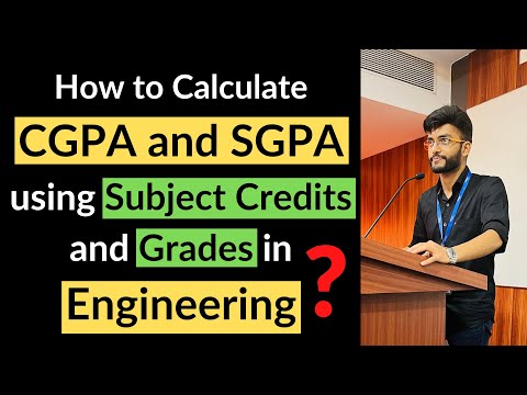 How to Calculate CGPA and SGPA from your Subject Credits and Grades in Engineering? Result Secrets 😉