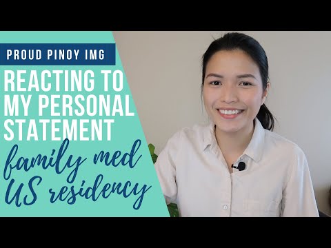 IMG's Personal Statement for Family Medicine Residency