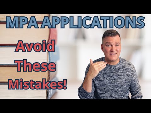 Master in Public Administration Admissions: Mistakes to Avoid