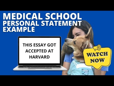 Harvard Accepted ✅ Medical School Personal Statement Example + Tips for Writing a Good Med School PS