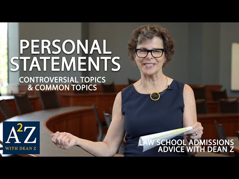 A2Z S4 E04: Personal Statements // Controversial topics & common topics