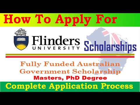 How To Apply For Flinders University Research Scholarships