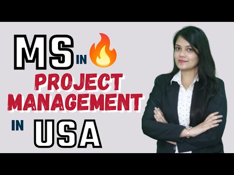 Master's in Project Management in USA || Top University || Eligibility || Fees || Duration