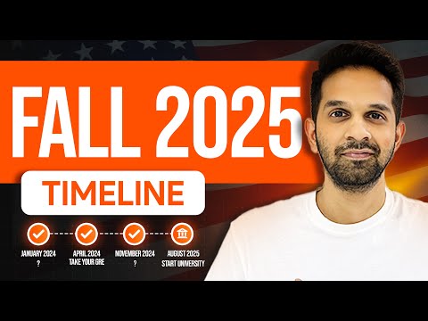 Fall 2025 MS Application Timeline ✅ | Your Ultimate Guide 📝| MS in USA 🇺🇸