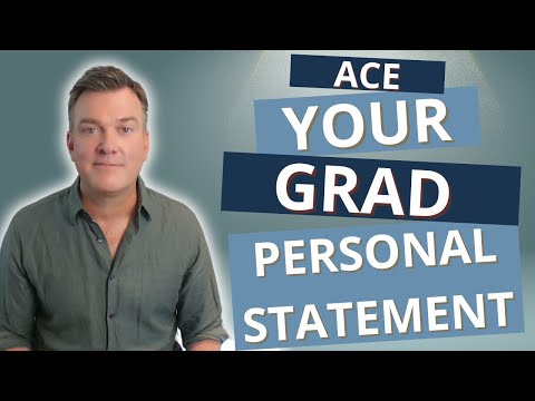 How to Write a Killer Personal Statement for Your Grad School Application in 2024