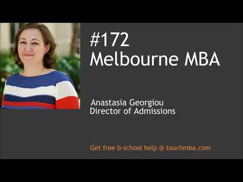 Melbourne MBA Program & Admissions Interview with Anastasia Georgiou