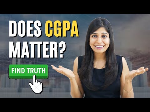 Does CGPA Matter? 🔥🤯 For studying abroad, placements, MBA, MTech? 🔥