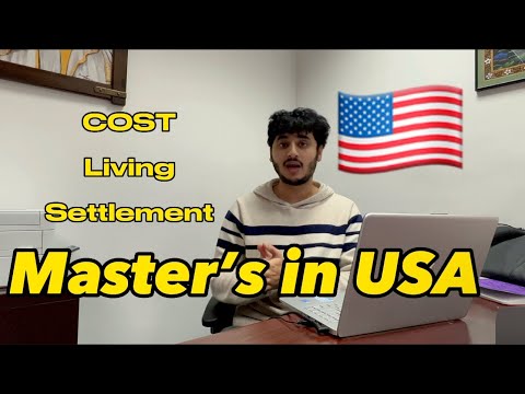 COST OF MASTERS IN USA 🇺🇸 | STUDENT LIFE IN USA| MASTERS DEGREE SETTLEMENT IN USA|