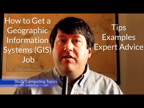 Getting a Geographic Information Systems (GIS) Job – Advice, Examples, and Tips #Employment #Careers