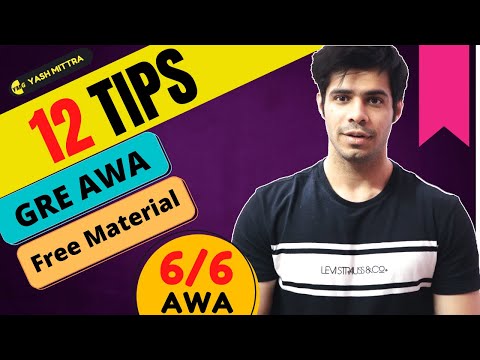 GRE AWA: 12 Tips and Tricks to score 6 | Strategies Revealed - No Coaching Needed