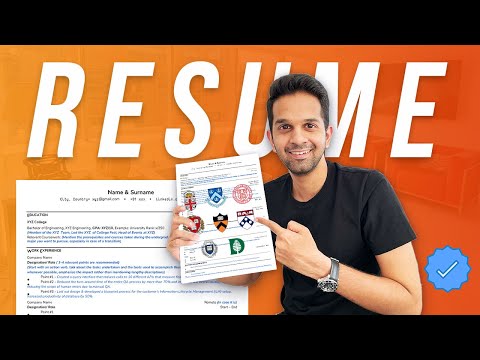 Winning Resume Formula for Top College Acceptance 2024  🎓| A Step-by-Step Guide ✅ | MS in USA 🇺🇸