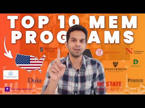 🏆 Top 10 MEM Programs in the USA | Engineering Management | MS in USA 🇺🇸