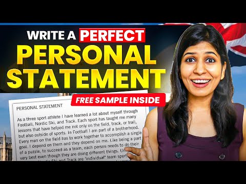 Write PERFECT personal statement (with FREE SAMPLE 2025) for STUDY ABROAD!🔥