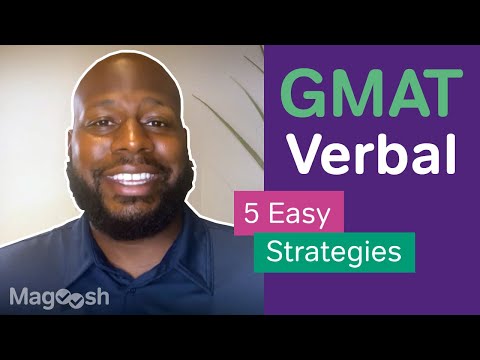 5 Easy Strategies to Use on the GMAT Verbal Section