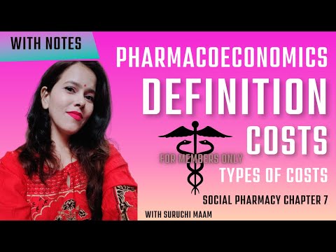 Pharmacoeconomics - Basics || Definition, Costs, Types of costs ||