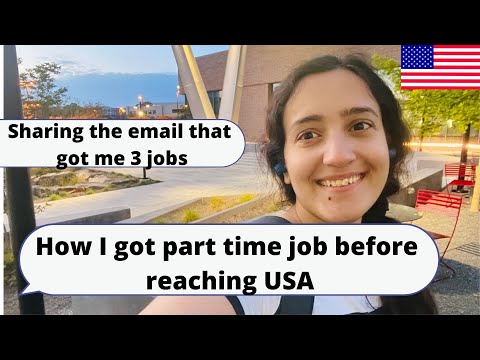 How I Got My 3 Part Time Jobs|Part Time Job Tips That Work| On Campus|Masters In USA