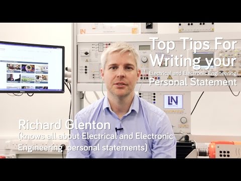 How To Write A Personal Statement For Electronic and Electrical Engineering