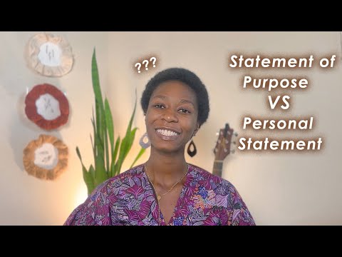 Personal Statement VS Statement of Purpose (SOP)| What's the Difference???