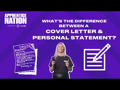 What's the difference between a Cover Letter & a Personal Statement | Why they are important